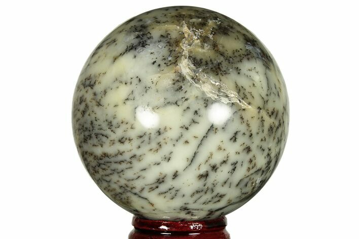 Polished Dendritic Agate Sphere - Madagascar #218900